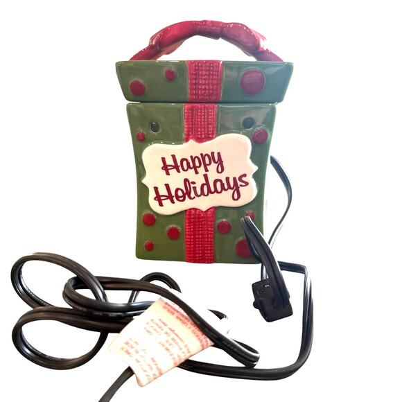 Scentsy Warmer All Wrapped Up Holiday Collection Full size With Original Box - Picture 1 of 8